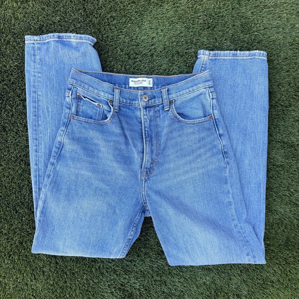 Abercrombie & Fitch Light Blue Straight Jeans